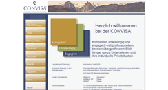 Desktop Screenshot of convisa.ch